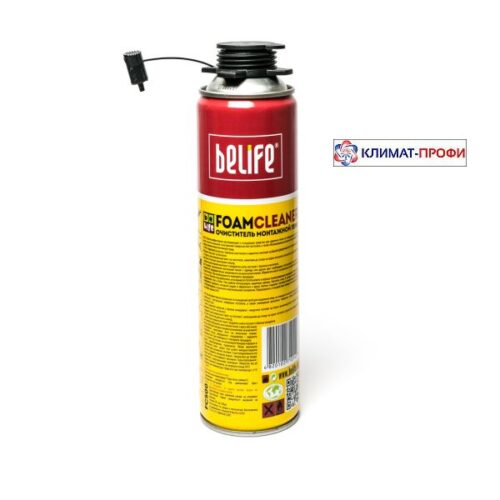 Очищувач монтажної піни Belife 500 ml - Зображення 2