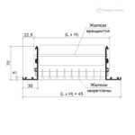 Решетка напольная 3040-1H+R — изображение 2