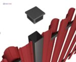 Заглушка пластиковая 30х30 для перфорированного монтажного профиля Т-30 (30 х 30 мм) — изображение 3