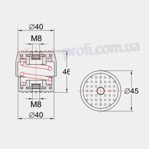 Телескопічні віброопори тип MNaZc 0 - Зображення 4