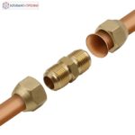 Штуцер з'єднувальний латунь 5/8"-1/2" - Зображення 4